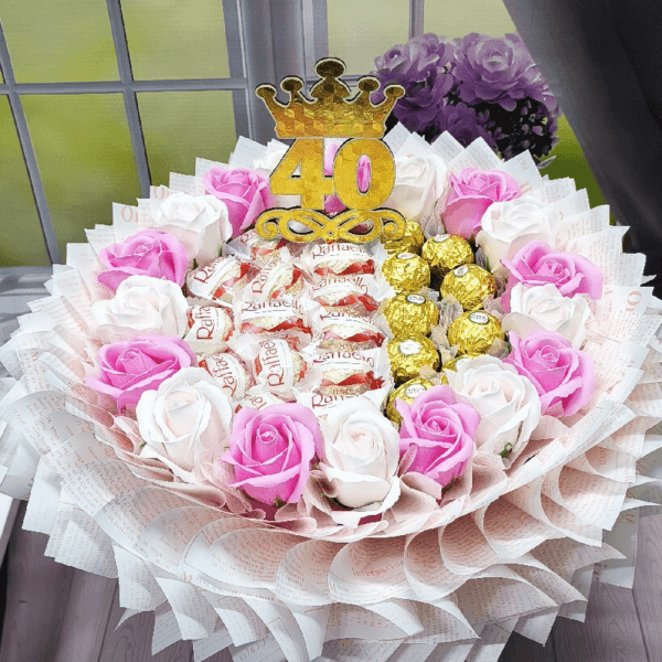 słodycze rafaello Bukiety jadalne – Słodycze Raffaello Ferrero Rocher | Idealny prezent na urodziny