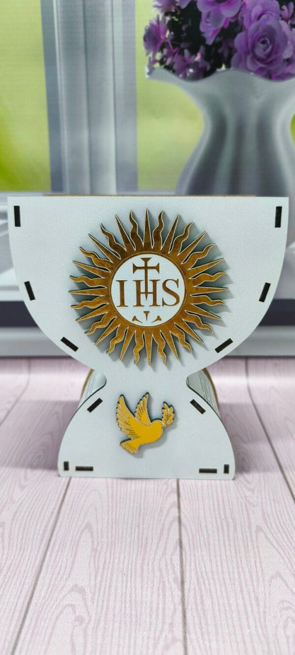 Kielich Komunijny z HDF (złota Hostia)