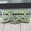 Topper WSZYSTKIEGO NAJLEPSZEGO srebrny